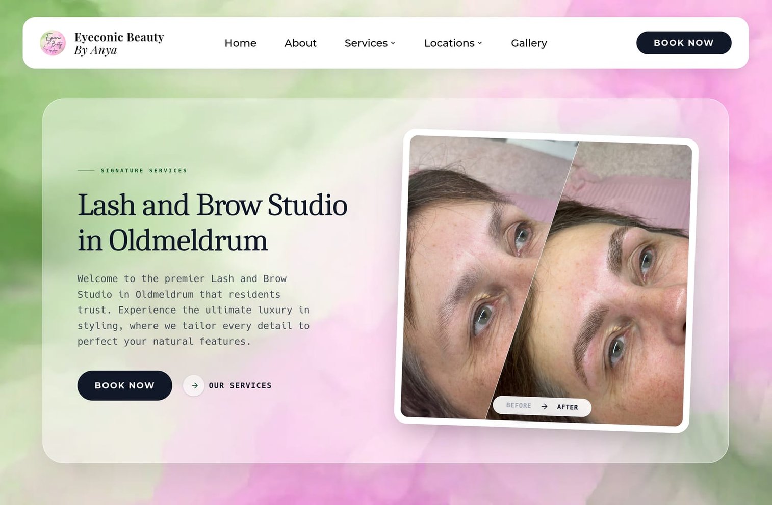 Eyeconic Beauty after our work