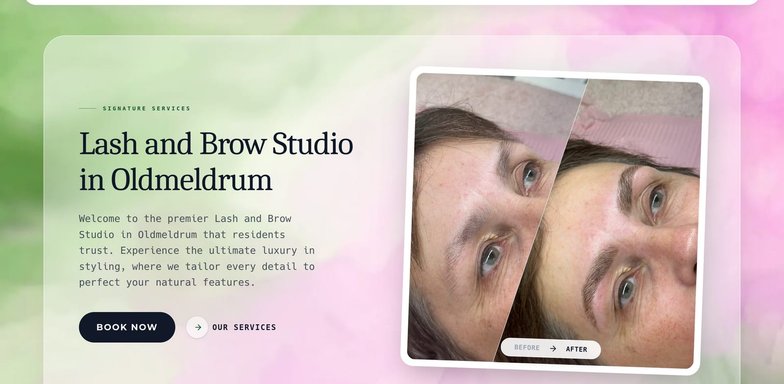 Eyeconic Beauty by Anya website homepage
