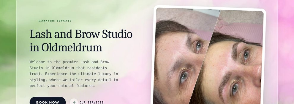 Eyeconic Beauty by Anya website homepage